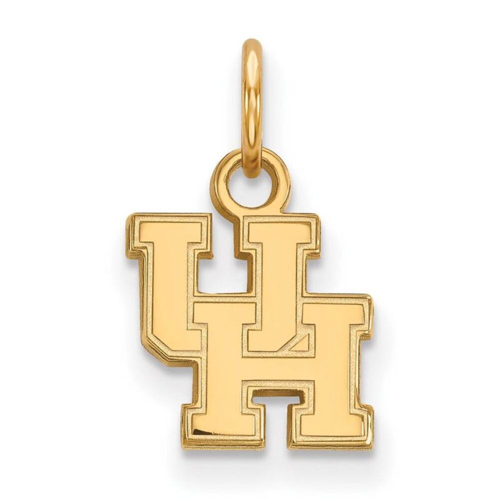 10k Yellow Gold U. of Houston XS (Tiny) 'UH' Charm or Pendant